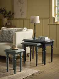 Three Wooden Nesting Tables