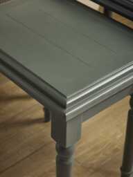 Three Wooden Nesting Tables - thumbnail 3
