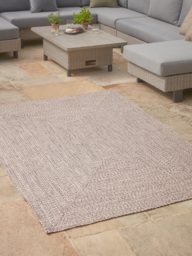 Indoor Outdoor Rectangular Rug - Natural - Small - thumbnail 1