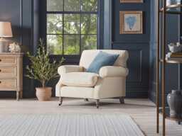 Annecy Armchair - Cardamom Opulent Cotton Velvet - thumbnail 3