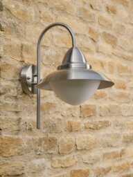 Metro Opal Dome Outdoor Wall Light - thumbnail 3
