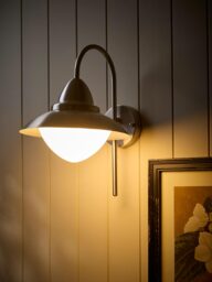 Metro Opal Dome Outdoor Wall Light - thumbnail 5