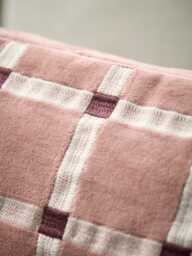 Lola Velvet Cushion - Vintage Rose - thumbnail 3