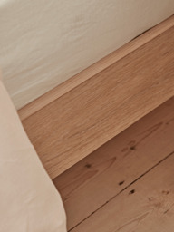 Bergen Oak Kingsize Bed - Natural - thumbnail 4