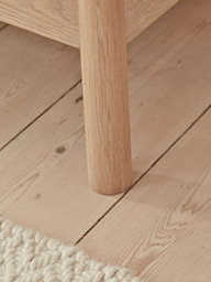 Bergen Oak Kingsize Bed - Natural - thumbnail 3