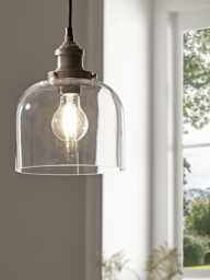 Brass & Glass Pendant - thumbnail 2
