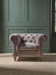 Dalvik Armchair - Deep Cyan Opulent Cotton Velvet - thumbnail 5