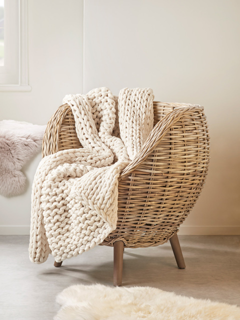 Chunky Knit Throw - image 1