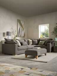 Nordby Corner Sofa - Right Hand Facing - Slate Grey - thumbnail 1