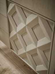 Oak Diamond Storage Wardrobe - thumbnail 2