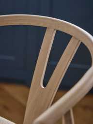 Oak Bow Back Counter Stool - thumbnail 2