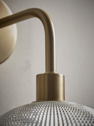 Ribbed Glass Dome - Wall Light - thumbnail 3