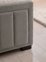 Odin Slate Grey Velvet Bed - King - thumbnail 4