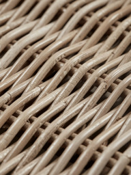 Round Rattan Storage Bench - Large - thumbnail 5