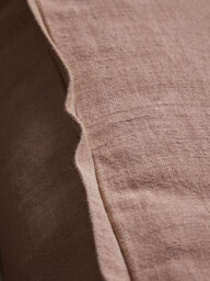 Cotton Linen Square Cushion Cover - Vintage Rose - thumbnail 3