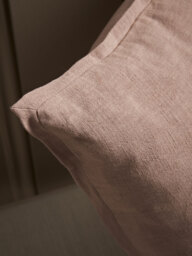 Cotton Linen Square Cushion Cover - Vintage Rose - thumbnail 2