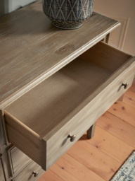 Camille Double Chest of Drawers - Limewashed - thumbnail 4