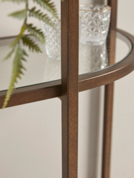 Glass Display Shelf Unit - Aged Bronze - thumbnail 2
