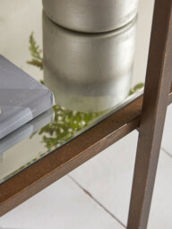 Glass Display Shelf Unit - Aged Bronze - thumbnail 4