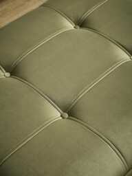 Vollen Storage Ottoman - Cyan Velvet - thumbnail 2
