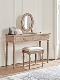 Geometric Parquet Dressing Table - thumbnail 1