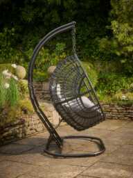 Indoor Outdoor Double Hanging Chair - Black - thumbnail 3