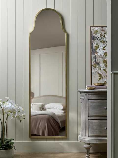 Mirabel Brass Full Length Mirror - image 1