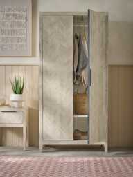 Tova Limewashed Wardrobe - thumbnail 2