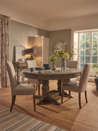 Remington Extendable Oval Dining Table - 4 to 6 Seater - thumbnail 1