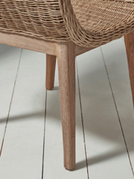 Round Rattan Carver Chair - thumbnail 5