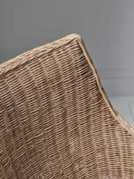 Round Rattan Carver Chair - thumbnail 4