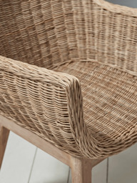 Round Rattan Carver Chair - thumbnail 3