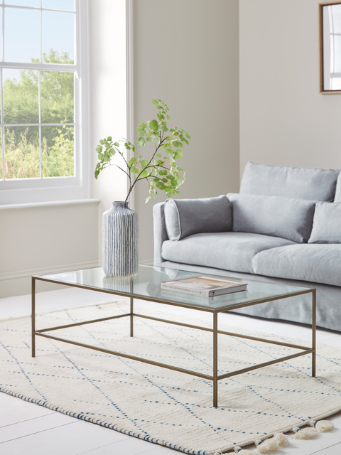 Villette Coffee Table - Burnished Brass - image 1