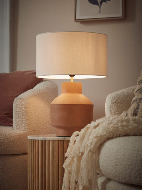 Terracotta Urn Table Lamp - image 1
