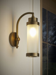 Frosted Pillar Wall Light - thumbnail 2