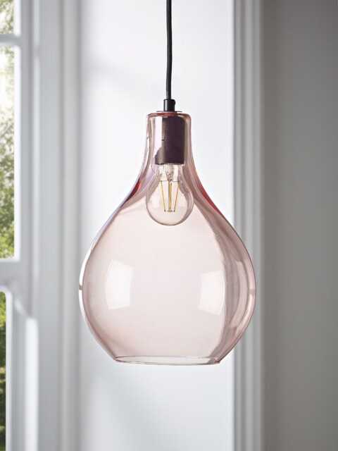 Teardrop Pendant - Blush - image 1