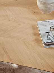 Chevron Oak Coffee Table - thumbnail 3