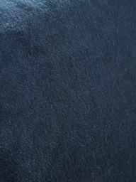 Velvet & Cotton Linen Square Cushion Cover - Steel Blue - thumbnail 3