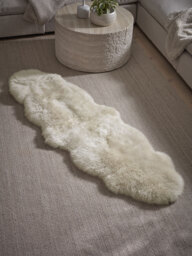 Sumptuous Sheepskin Double Rug - Natural - thumbnail 5