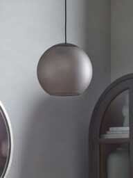 Smoke Glass Globe Pendant - thumbnail 1