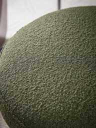Upholstered Green Boucle Dining Chair - Set of 2 - thumbnail 5