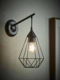 Tapered Cage Wall Light - thumbnail 2