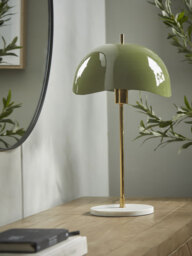 Wavy Dome Table Lamp - Khaki - thumbnail 1