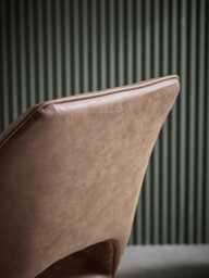 Faux Leather Dining Chair - Set of 2 - thumbnail 3