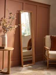 Oak Deep Framed Mirror - Full Length