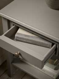 Camille Bedside Table - Grey - thumbnail 2