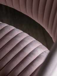 Blush Velvet Office Chair - thumbnail 2