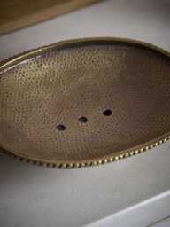 Textured Brass Soap Dish - thumbnail 2