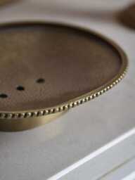 Textured Brass Soap Dish - thumbnail 3
