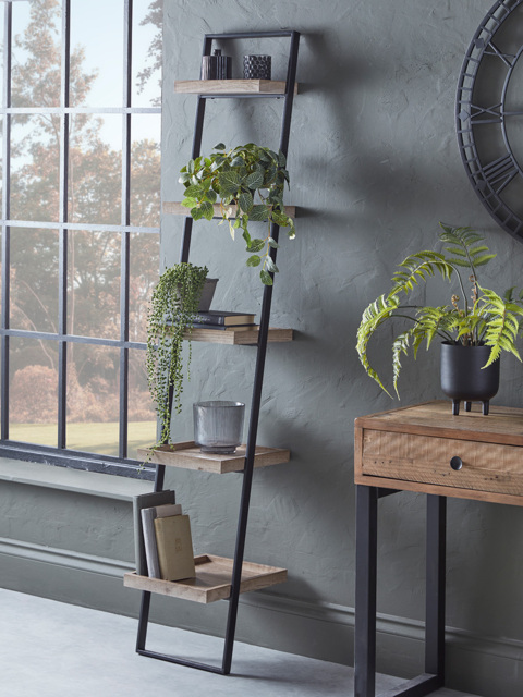 Slim Leaning Ladder Shelf - image 1